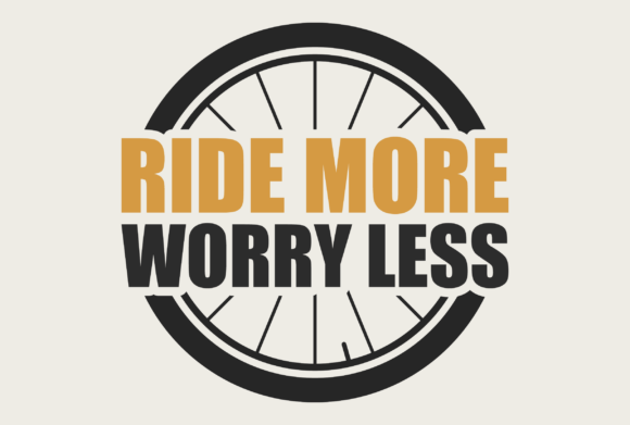 Ride More Worry Less: A Cycling Graphic Art Deep Dive