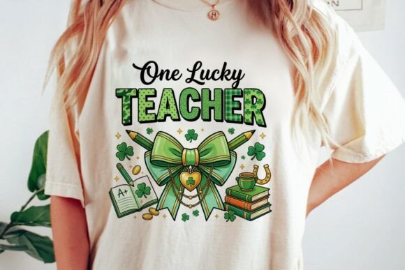St Patricks Lucky Teacher Graphic Png: Beyond the Font