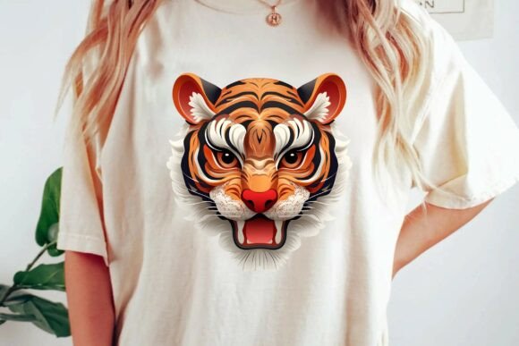 Unleash Your Brand: Using a Roaring Tiger Head Graphic